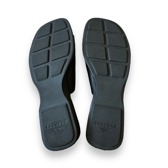 Dockers Block Heel Leather Sandals Womens Size 7 - Picture 5 of 5